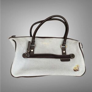 Carribean Joe blue and Brown Women's Handbag